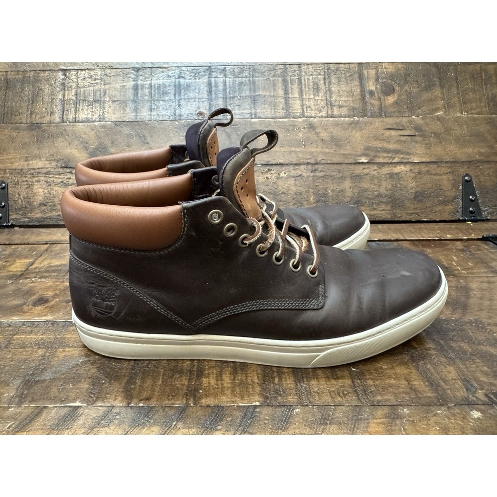 Men's Timberland Adventure 2.0 Cupsole Chukka Boot Brown Leather A1JPX Size‎ 12